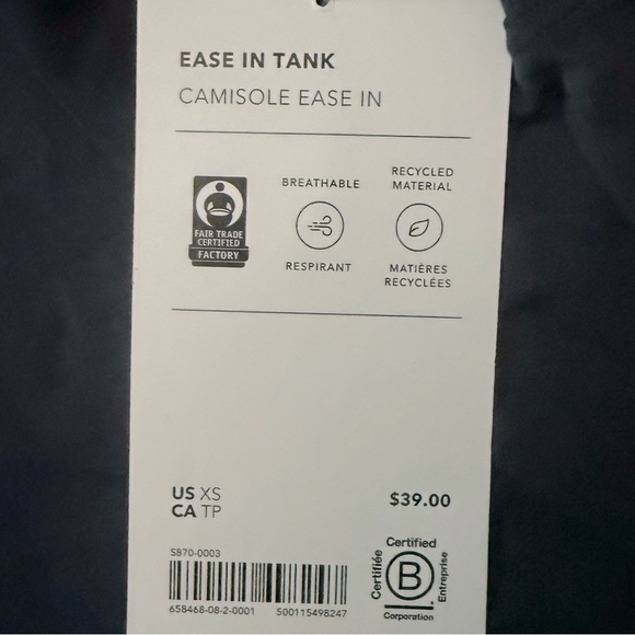 Ease In Tank Navy - Picture 4 of 12